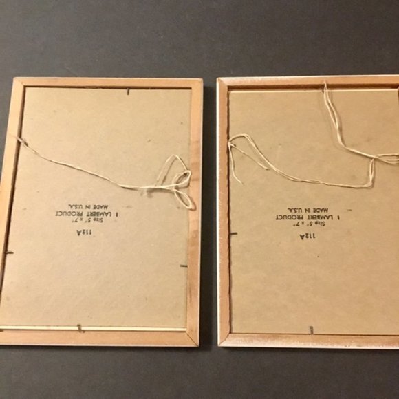 Litho Prints Set of Two Mother and Children 1957 Donald Art Co. Gloria Briksen - Picture 3 of 7